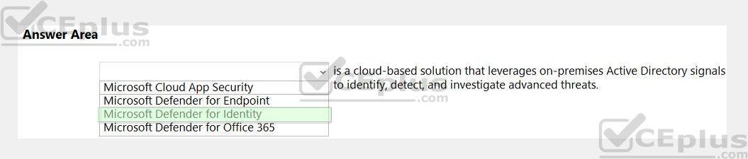 Microsoft SC-900 image answer Question 15 108662 10052024010936000