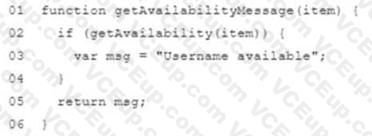 Salesforce Certified JavaScript Developer I image Question 159 63830 09232024002545000000
