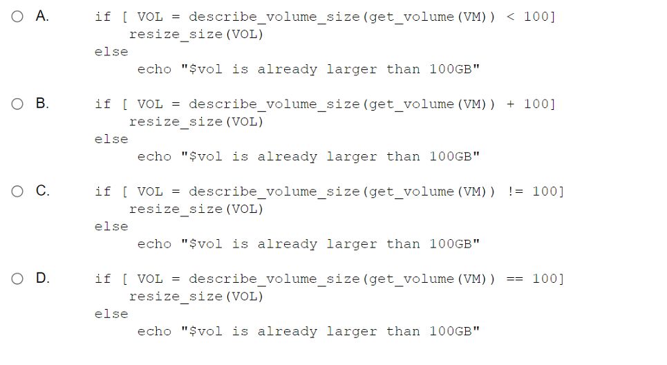 CompTIA CV0-004 image Question 133 95083 10022024175116000000