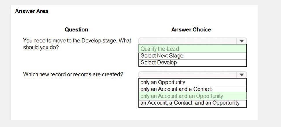 Microsoft MB-210 image answer Question 66 100099 10052024125703000