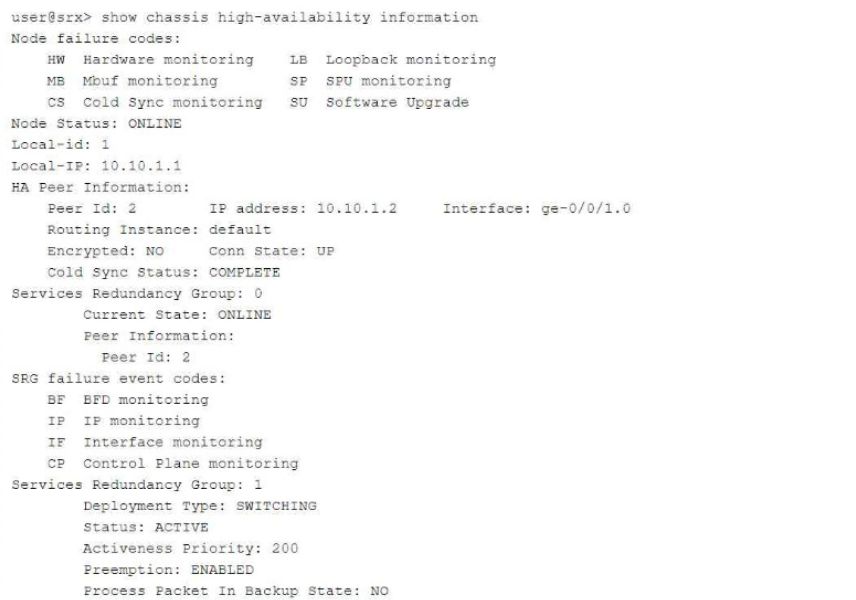 Juniper JN0-637 image Question 63 124780 11012024014440000000