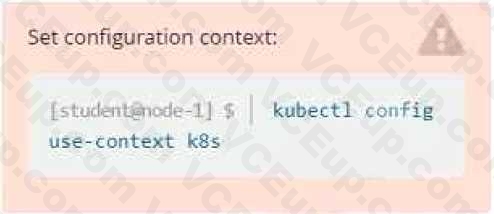 Linux Foundation CKAD image Question 10 51456 09182024212430000000
