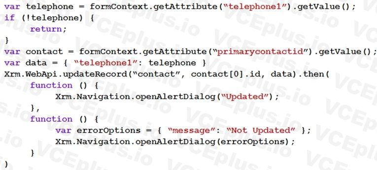 Microsoft PL-400 image Question 13 106700 10052024010735000000