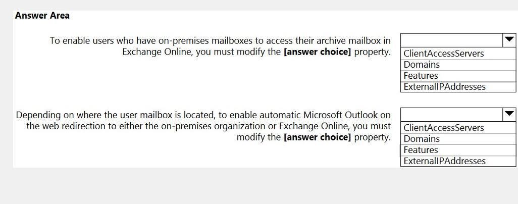 Microsoft MS-203 image Question 75 104456 10052024010522000