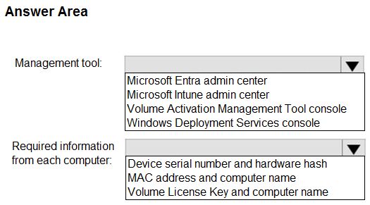 Microsoft MD-102 image Question 231 103857 10052024010410000000