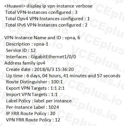 Huawei H12-261 image Question 192 32214 09182024192157000000
