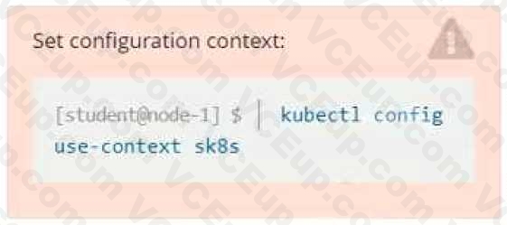 Linux Foundation CKAD image Question 17 51463 09182024212430000000
