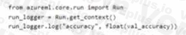 Microsoft DP-100 image Question 294 63882177403114286243325