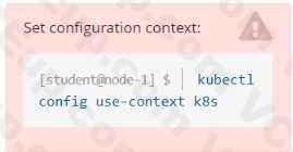 Linux Foundation CKAD image Question 18 51464 09182024212430000000