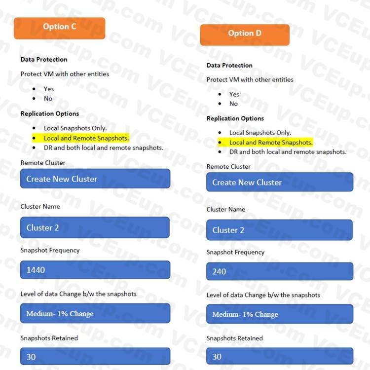 Nutanix NCSE-Core image Question 54 82404 09232024013143000000