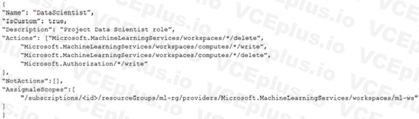 Microsoft DP-100 image Question 29 Answer 3 63882177401911197891089