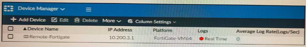 Fortinet NSE5_FAZ-7.2 image Question 134 26421 09182024190350000000