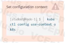 Linux Foundation CKA image Question 61 51440 09182024211423000000