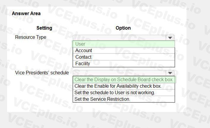 Microsoft MB-230 image answer Question 14 100572 10052024125735000