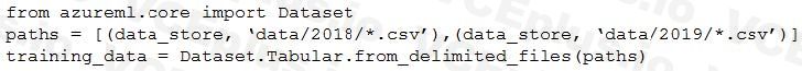 Microsoft DP-100 image Question 86 63882177402301810864260