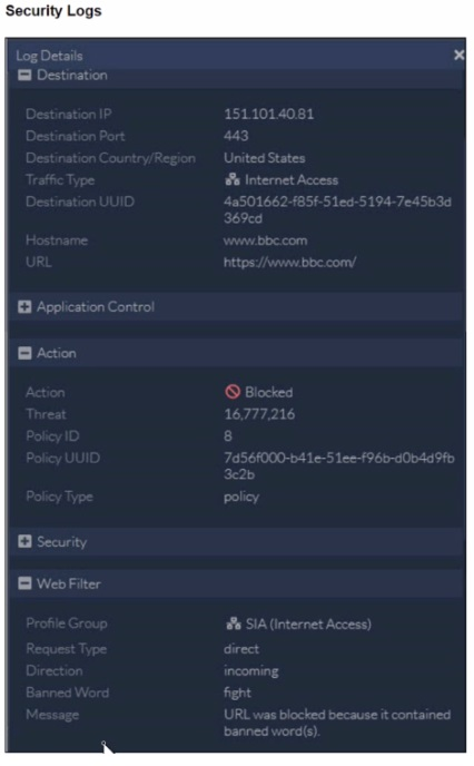 Fortinet FCSS_SASE_AD-24 image Question 9 63878634795558609619355