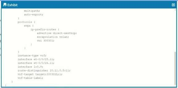 Juniper JN0-682 image Question 33 51193 09182024211347000000