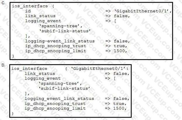 Cisco 350-901 image Question 171 118483 10102024233131000000