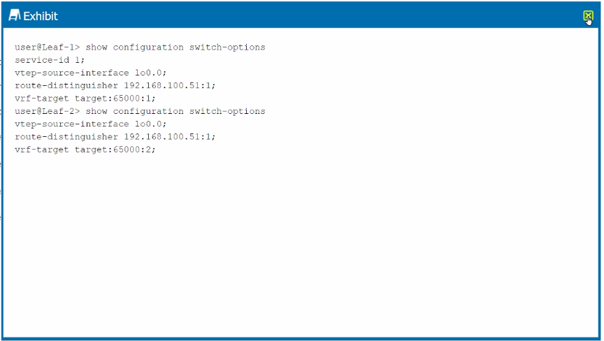 Juniper JN0-683 image Question 12 51326 09182024211359000000