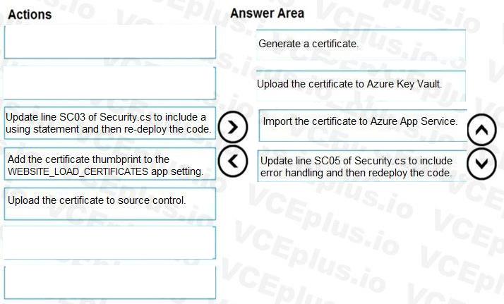 Microsoft AZ-204 image answer Question 52 86214 10022024015000000