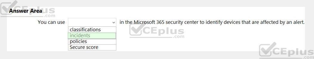 Microsoft SC-900 image answer Question 20 108667 10052024010936000