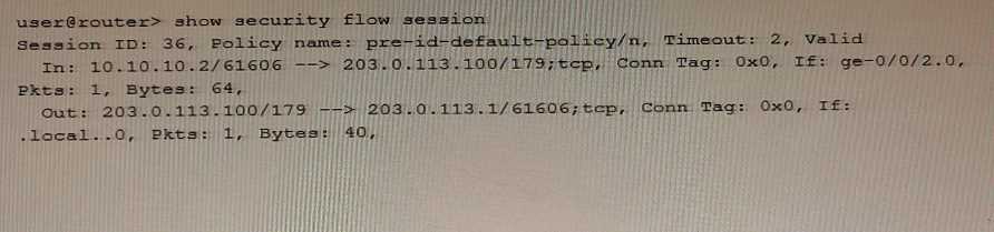 Juniper JN0-636 image Question 53 50940 09182024211303000000