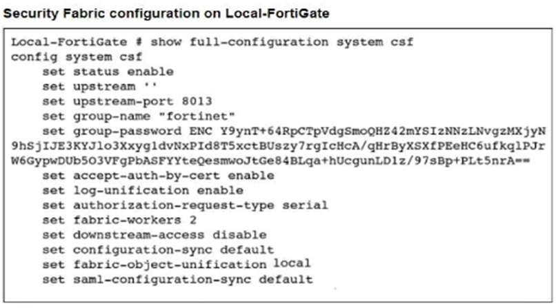 Fortinet FCP_FGT_AD-7.4 image Question 81 126300 11122024010310000000