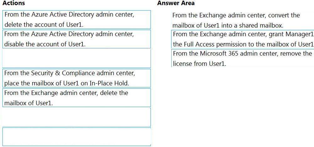 Microsoft MS-203 image answer Question 40 104373 10052024010521000
