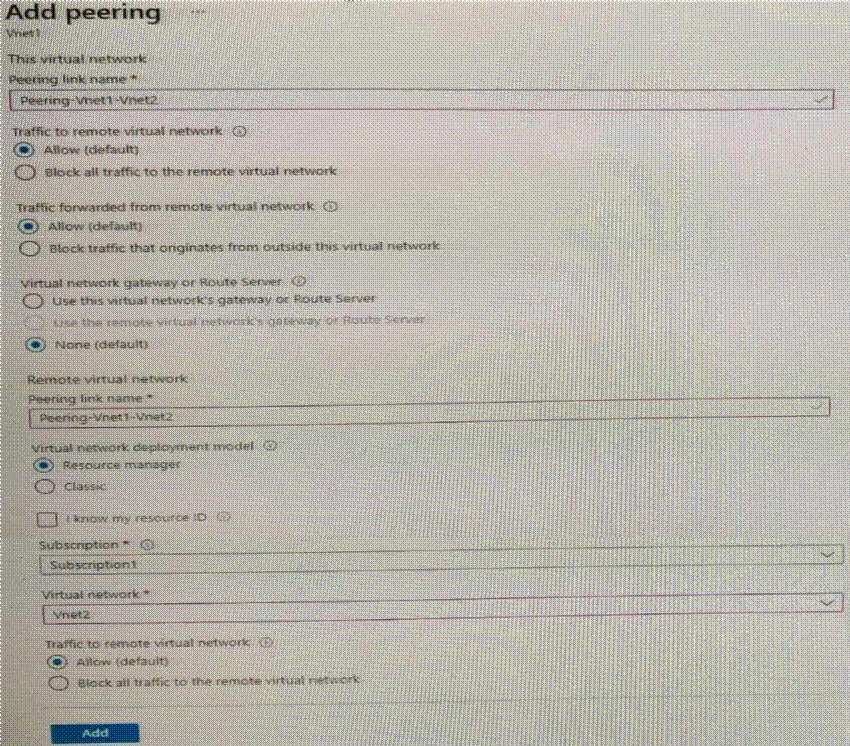 Microsoft AZ-700 image Question 99 87955 10022024015514000000