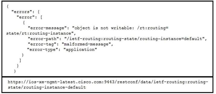 Cisco 350-901 image Question 137 118449 10102024233131000000