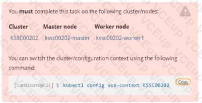 Linux Foundation CKS image Question 25 51503 09182024213140000000