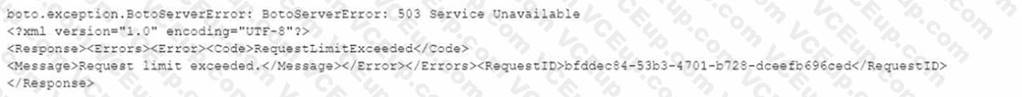 Amazon DVA-C01 image Question 367 4125 09162024005626000000