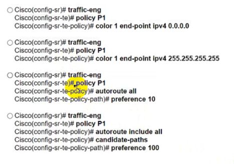 Cisco 300-510 image Question 191 63879133850217306620401