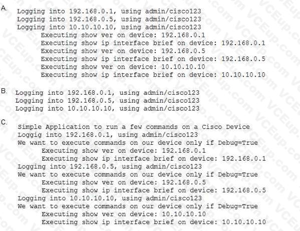 Cisco 300-435 image Question 78 112627 10072024005912000000