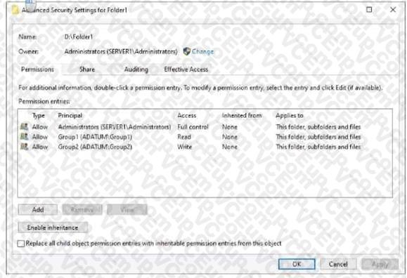 Microsoft AZ-800 image Question 48 88274 10022024015634000000
