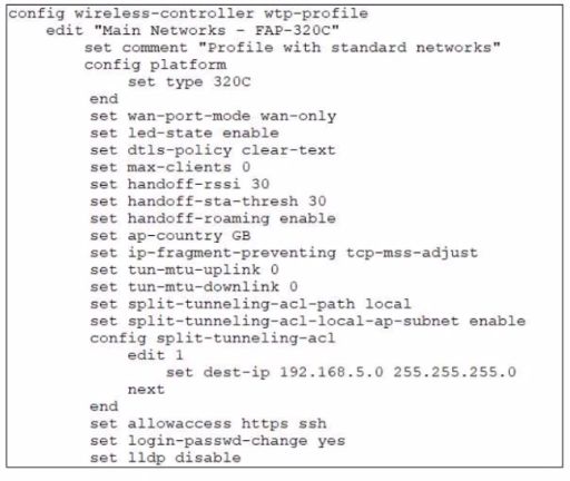 Fortinet NSE7_LED-7.0 image Question 18 27020 09182024190743000000