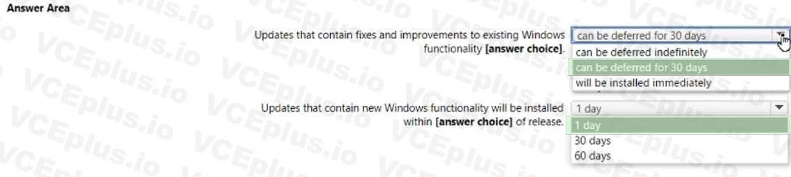 Microsoft MD-102 image answer Question 43 103639 10052024010409000