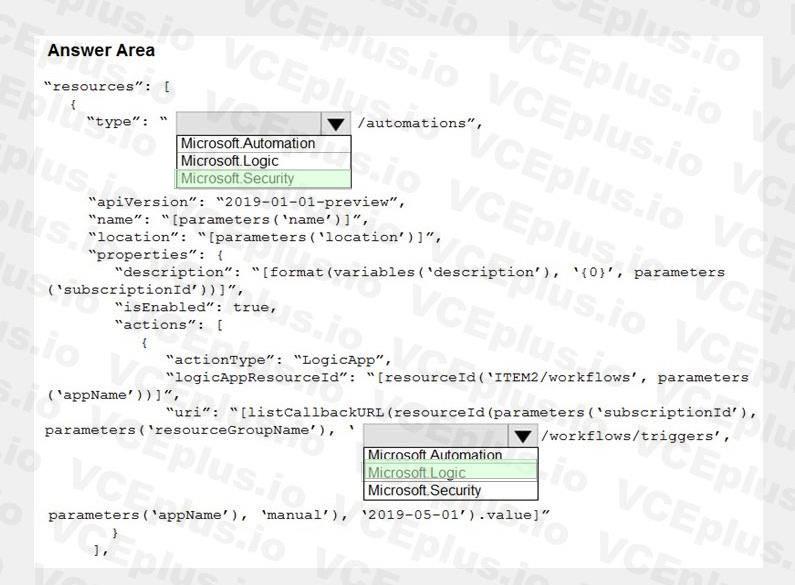Microsoft SC-200 image answer Question 18 107832 10052024010847000