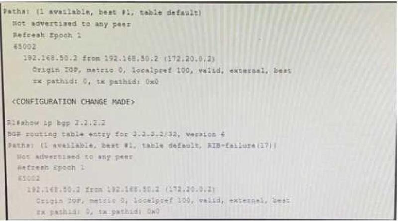 Cisco 350-401 image Question 609 115908 10102024232943000000