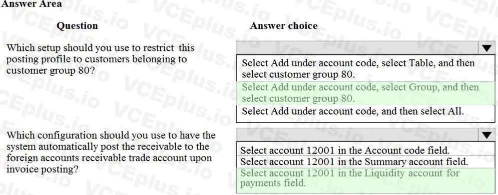 Microsoft MB-310 image answer Question 11 101649 10052024010004000
