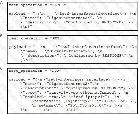 Cisco 350-901 image Question 190 118502 10102024233131000000