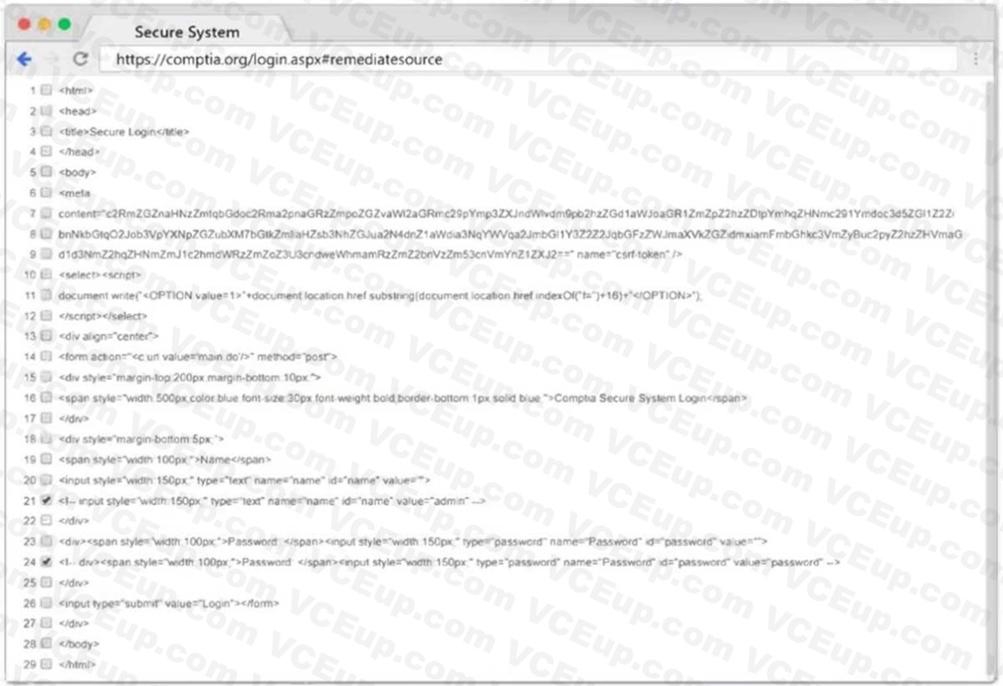 CompTIA PT0-002 image Question 301 97430 10022024175321000000