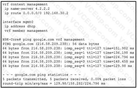 Cisco 300-615 image Question 9 113190 10072024010022000000