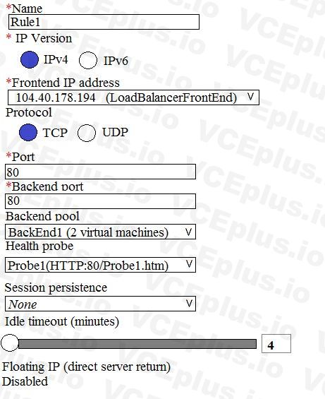 Microsoft AZ-104 image Question 17 84542 09262024195642000000