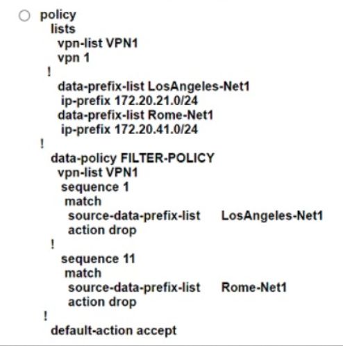 Cisco 300-415 image Question 338 111854 10072024005822000000