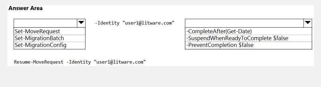 Microsoft MS-203 image Question 73 104454 10052024010522000