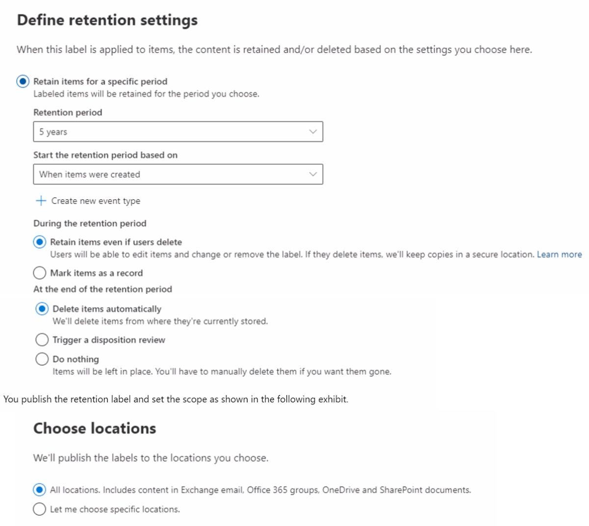 Microsoft SC-400 image Question 104 108579 10052024010923000000