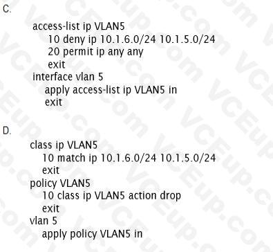 HP HPE6-A73 image Question 83 14652 09162024180712000000