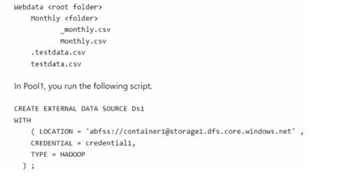 Microsoft DP-203 image Question 127 89769 10022024015850000000