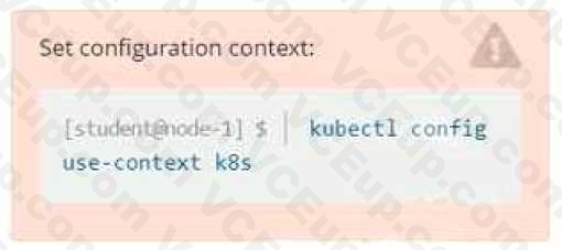 Linux Foundation CKAD image Question 7 51453 09182024212430000000